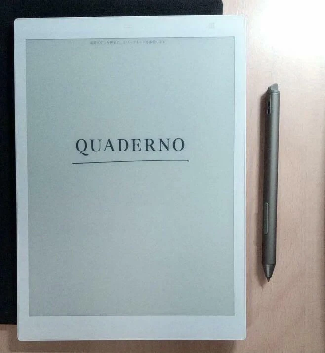 FUJITSU FMV-DPP04 QUADERNO 10.3 inch A5 Size Digital Paper Tablet White Japan - Image 1 of 3