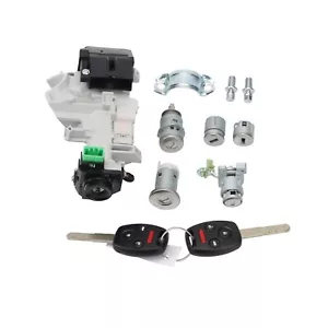 Ignition Switch Door Lock Cylinder Immobilizer 8E Keys For Honda Accord 06-07 - Picture 1 of 4