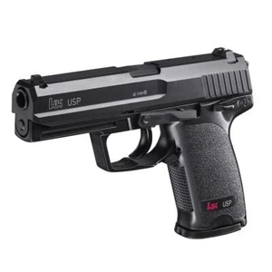 H&K Black USP Airsoft Federdruck Softair-Pistole 6 mm BB - ohne FSK <0,5 J  - Bild 1 von 6