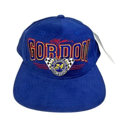 Gorra de Colección Jeff Gordon #24 Unisex Adulto Azul Hendrick Racing Talla Única Nueva Foto 1 de 4