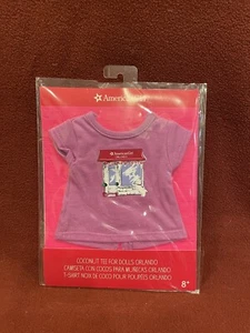 American Girl Doll COCONUT TEE Shirt Outfit ORLANDO Set Retired NEW IN BOX - Picture 1 of 3