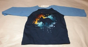 Garanimals Size 0-3 Months, Long Sleeve  Raglan Tee Graphic, New w Tags - Picture 1 of 4