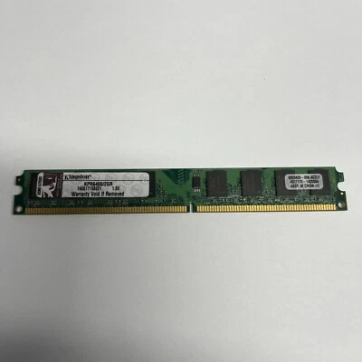 2GB DDR2 PC2-6400 800MHz DIMM (Kingston KPR6400/2GR Memory RAM 9905429-008 A03LF - Image 1 of 4