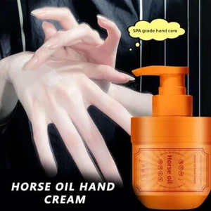 Horse Oil Hand Cream 350g Moisturizing Gentle Care Skin Brightening New R7Z5 - Picture 1 of 13