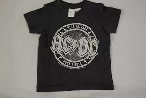 AC/DC HIGH VOLTAGE BABY TODDLER CHILD KID TOP T SHIRT NEW OFFICIAL H&M RARE  - Picture 1 of 7