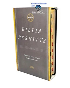BIBLIA PESHITA  EN ESPAÑOL PIEL IMITANDO COLOR NEGRO CON ÍNDICE  - Bild 1 von 5