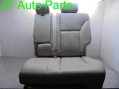 2009 FORD EDGE DRIVER REAR BENCH GREY LEATHER SEAT - Image 1 of 4