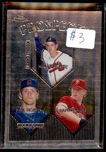 1999 Topps Chrome Micah Bowie Phil Norton Randy Wolf RC #428