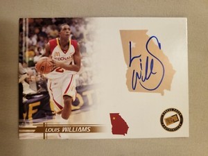 2005-06 Press Pass Auto Bronze - Louis Lou Williams Los Angeles Clippers