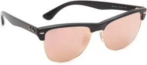 Ray-Ban RB4175 877/Z2 Black & Gold Frame Pink Mirrored Lens Sunglasses - Picture 1 of 3