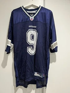 Tony Romo 9 Dallas Cowboys Jersey - Reebok Large Blue - Picture 1 of 4