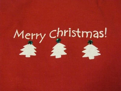 Camisa de diamantes de imitación árboles de Navidad para perros talla XL (20-23" 31-45 libras) veo punto nueva con etiquetas Foto 1 de 4