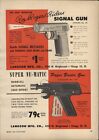 1950 PAPER AD Langson Roy Rogers Riders Latarka sygnalizacyjna Nasadka na pistolet Dick Tracy