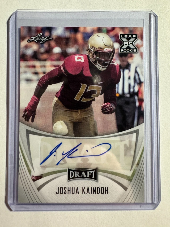 K172,156 - 2021 Leaf Draft Autographs #BAJK1 Joshua Kaindoh Auto - Image 1 of 1