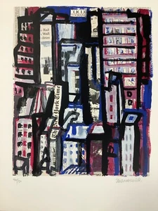 Juan Alcalde. New York, ca 2006. Serigraph on cardboard. Signed and Numbered - Picture 1 of 12