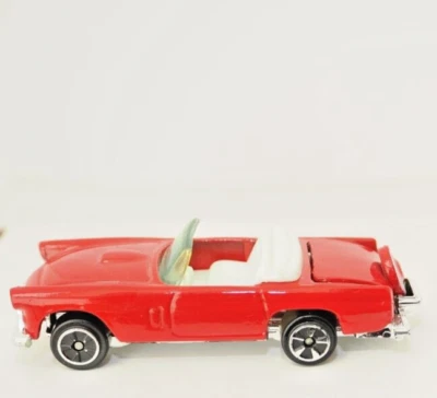 1956 Ford Thunderbird Dinky Airfix Hong Kong #129 Vermelho 5 raios - Imagem 1 de 4