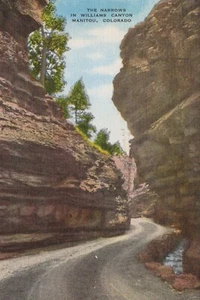The Narrows in Williams Canyon - Manitou, Colorado - lino non affrancato - Foto 1 di 3