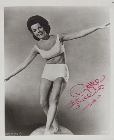 Annette Funicello signed 8x10 photo JSA vintage Cover