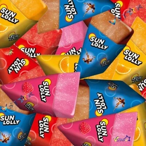 Sun Lolly Variety Pack cola, fresa, exótico, frambuesa jugo de fruta real 60 ml - Imagen 1 de 7