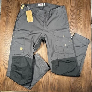 NWT Fjallraven Vidda Pro Trousers Pants Women’s EUR 48 US 37x34 Dark Grey G1000 - Picture 1 of 10