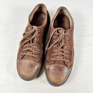 Geboren Herren Bayne Turnschuhe Braun Rost Wildleder Schnürschuhe H38606 Größe 9 - Bild 1 von 10
