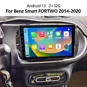 9" For Benz Smart Fortwo 2014-2020 Android1 3.0 Stereo Radio GPS BT Player 2+32G - Picture 1 of 22