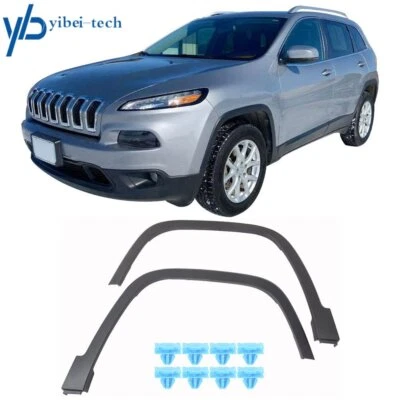 2Pcs Front Left&Right Fender Flares Set For Jeep Cherokee 2014 2015 2016 2017 Foto 1 de 4