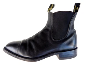 RM Williams Signature Craftsman Men's Vintage Black Genuine Leather Boots - US 9 - Bild 1 von 13
