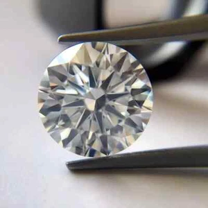 Loose CVD Lab-Grown Diamond 9.50 mm Round D Color IF Clarity Certified -3.00 Ct. - Picture 1 of 8