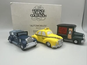 Dept 56 Automobiles Heritage Village Collection Set of 3 #5964-1 - Picture 1 of 18