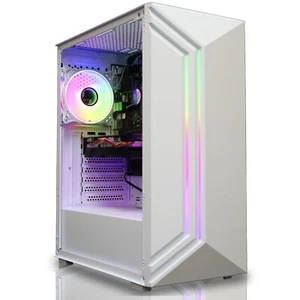 Fast Gaming PC AMD Ryzen 7 5700X 32GB DDR4 2TB NVME M.2 SSD RTX 4060 Windows 11 - Picture 1 of 8