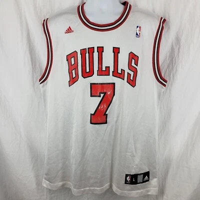 adidas NBA Chicago Bulls Ben Gordon #7 White Jersey Mens Size Large - Image 1 of 4