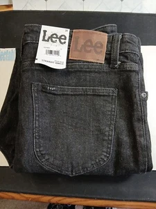 Vintage*Lee Modern Washed Black High Rise Straight Leg Ankle Jeans Women's 31 - Picture 1 of 9