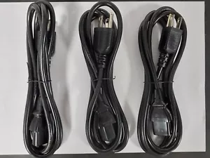 X3 1.8m Power Cord - US 3 Pin Plug, C13 Mains Lead Cable for USA 110V - Picture 1 of 5