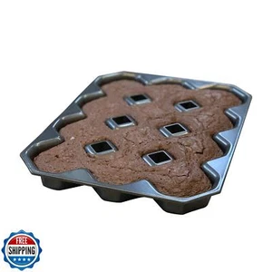 Brownie antiadherente esquina crujiente baquelicioso, hace 12 brownies con todos los bordes - Imagen 1 de 5