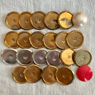 Lote Pendientes Clip Vintage Grandes Años 80 Hallazgos Artesanía Foto 1 de 4