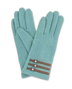 Powder Suzy Wool Womens Gloves (Sea Green) Gift Bag AW23 RRP £20.00 (50% OFF) - Picture 1 of 2
