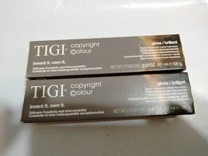 Lot of 2 TIGI 4/30 Golden Natural Brown Gloss Demi Permanent  - Picture 1 of 2