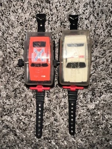 Vintage Dukes of Hazzard Wrist Racers Knickerbocker Set GENERAL LEE & ROSCOE  - Bild 1 von 14