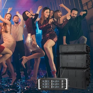 2U Rack Case 17" Depth,19" Rackmount Flight Case,for Amplifier, Audio,DJ Mixer - Picture 1 of 8