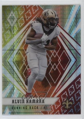 2020 Panini Phoenix Fanatics Fire Burst Alvin Kamara #11 - Image 1 of 2