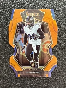 2022 Select DAVID OJABO Orange Prizm Die-Cut Rookie RC #’d /199 SP! *Ravens - Picture 1 of 2