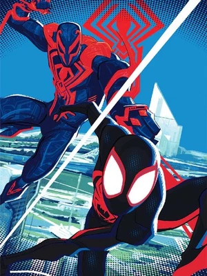 Spider-Man Miles Morales Twin/Full Size Blanket 55"x75" by Marvel - Image 1 of 3