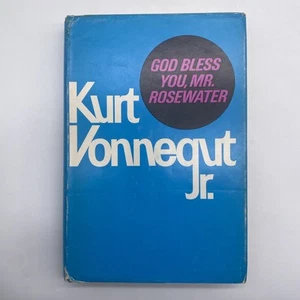 God Bless You Mr Rosewater Vonnegut 1965 Delacorte Hardcover With Dust Jacket - Picture 1 of 5