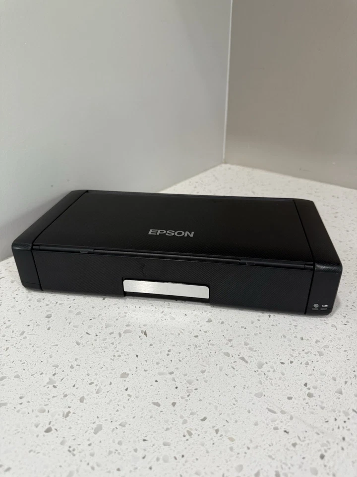 Epson WF-100 B581A Portable wireless Mobile Printer Tested No A/C  Power Adapter - Image 1 of 4