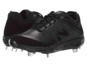 New Balance Men's Baseball Resin Bottom Spikes Metal Cleats Black L3000AK4 - Picture 1 of 3