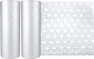 2 Rolls 984 ft x 16" Air Cushion Machine Film Bubble Pillow Packaging Padding - Picture 1 of 9