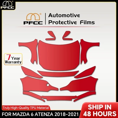 2018-2021 Mazda 6 Atenza FULL FRONT PreCut Paint Protection Film Clear Bra PPF - Image 1 of 4