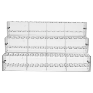  Portapenne acrilico: 144 slot portapenne trasparente per scrivania - organizer pennelli trucco - Foto 1 di 17