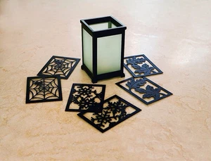 PartyLite Change-O-Luminary Lantern P8977 Fall Winter Designs Original Box - Picture 1 of 5